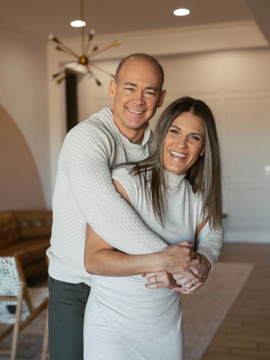 Mequell Buck with her husband